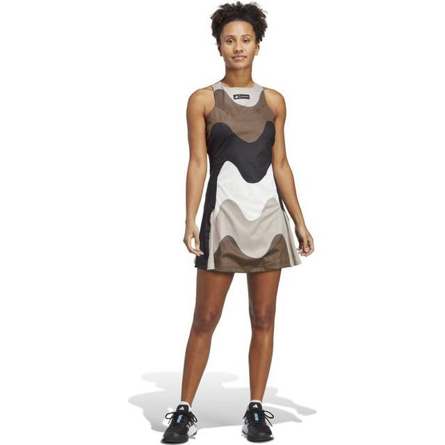 adidas Women's Standard Tennis Premium Dress  Multicolor/Black  X-Smal