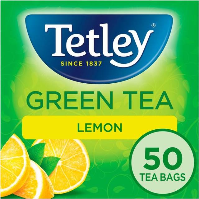 Tetley Green Tea with Lemon 50 Tea Bags