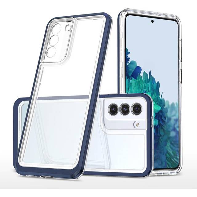 Galaxy S22 Plus Skal Clear 3in1 - BlÃ¥