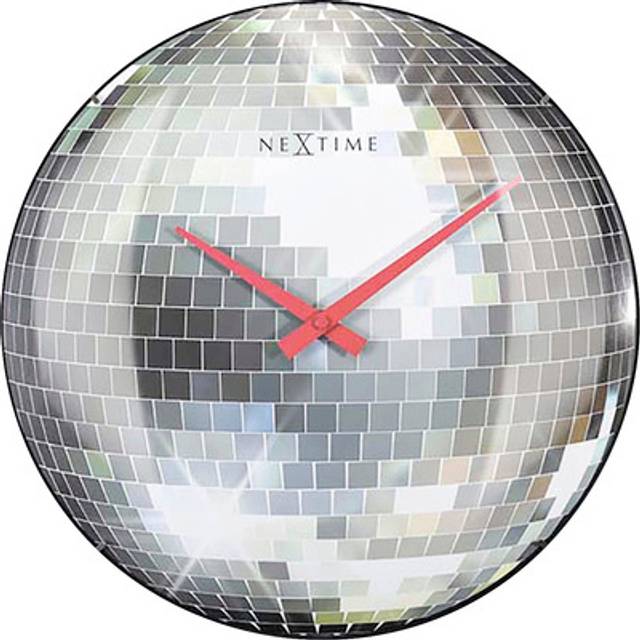 NexTime Väggklocka, silver, en