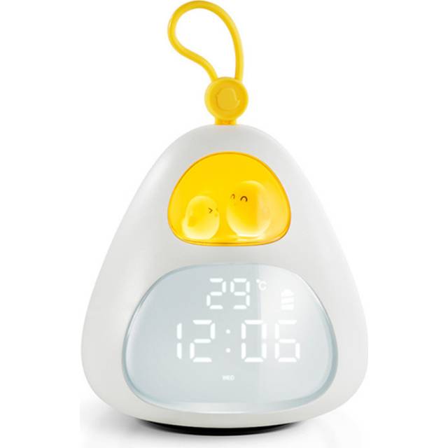 F32 Cute Bird Time Alarm Clock Light Electronic LED Digital Bedside Clock Dormitory Mute Wake Up Night Light Decorative Clock