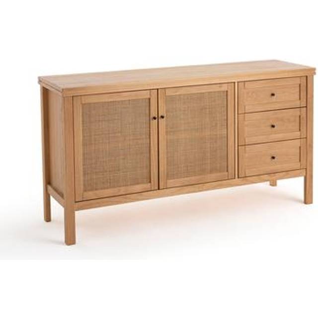 Gabin Pine & Rattan Sideboard - Natural - ONE SIZE