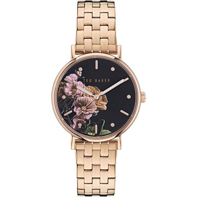 Ted Baker Phylipa Ladies Black Dial Romance 34mm Watch BKPPHF306