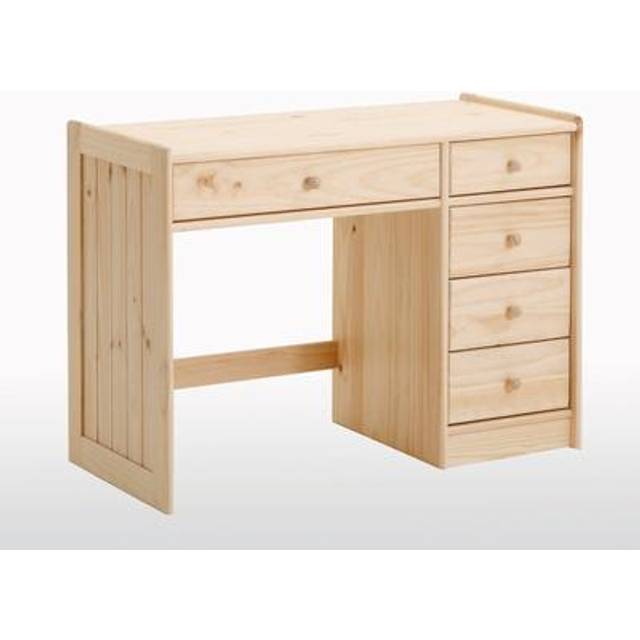 Gaby Solid Pine and MDF Desk - Untreated Light Wood - ONE SIZE