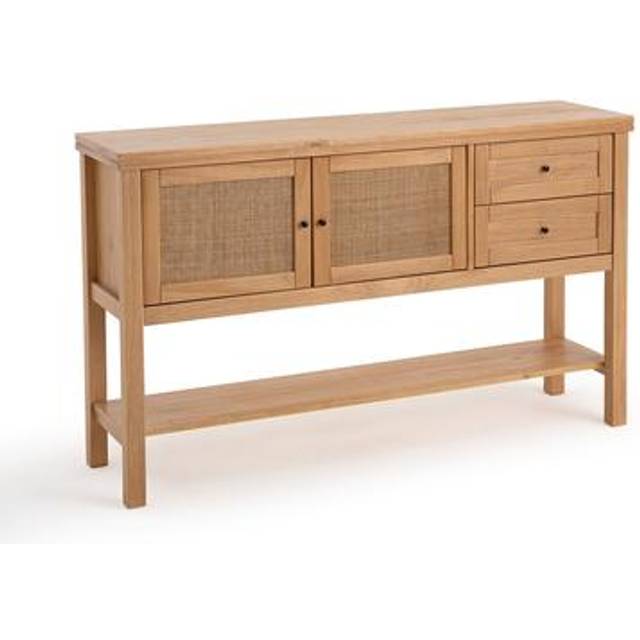 Gabin Pine & Rattan Sideboard - Natural - ONE SIZE