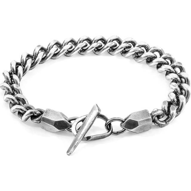 Crossjack Skipper Silver Chain Bracelet - 19cm