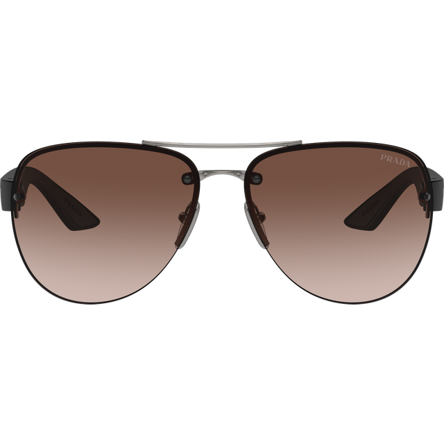 Prada Linea Rossa PS 55YS 5AV02P, AVIATOR Sunglasses, MALE - Silver