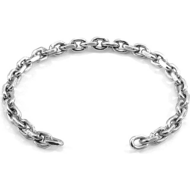 Halyard Sail Silver Chain Bangle - 19cm