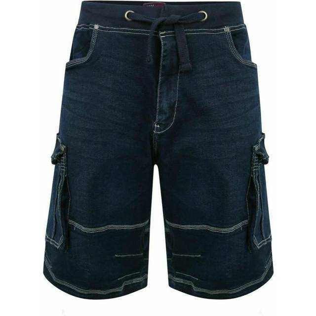Kam Menswear Kam Mens Big & Tall Cargo Combat Shorts - Blue - Size 40 (Waist)