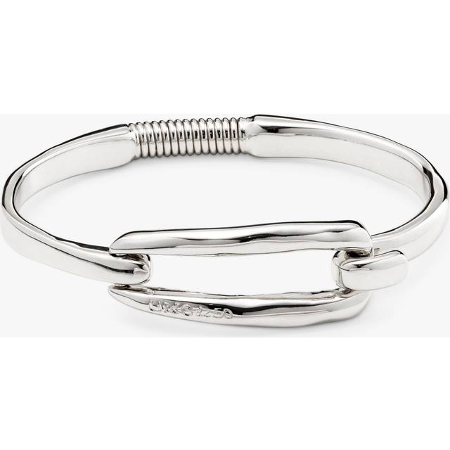Tied Silver Metal Bracelet / Size M