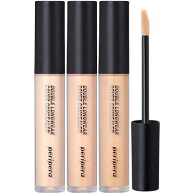 Peripera Double Longwear Cover Concealer 5.5g (3 Types) #No.01 Pure Ivory