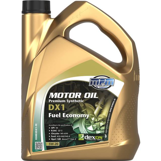 MPM Premium Synthetic DX1 Fuel Economy 5W-20 Motorolja Dunk 5 l - Motorolja - Toyota - Kia - Hyundai - Jeep - Ford - Dodge - Chrysler - Suzuki