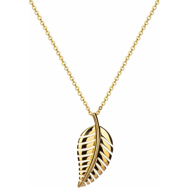 Gaia - Tropical Leaf - Necklace - Gold