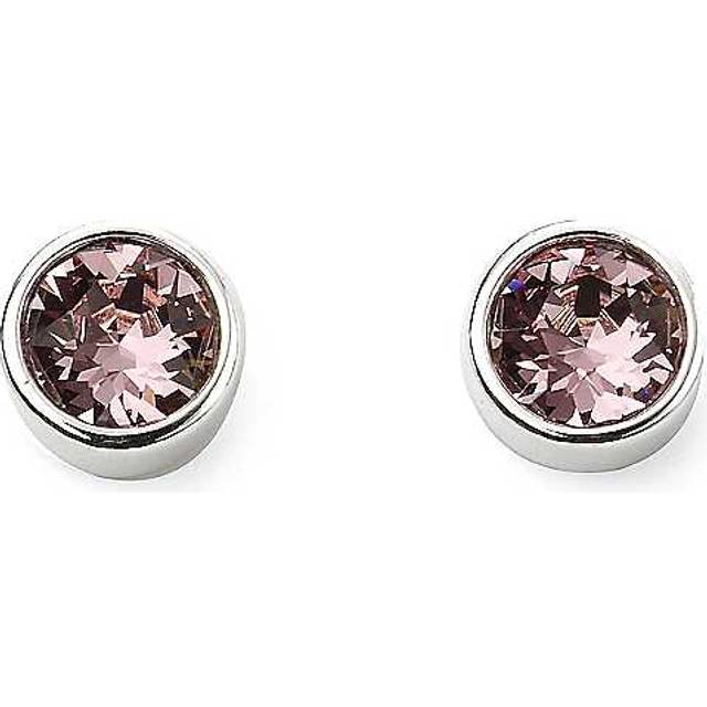Beginnings Sterling Silver Crystal Birthstone Earrings by Beginnings