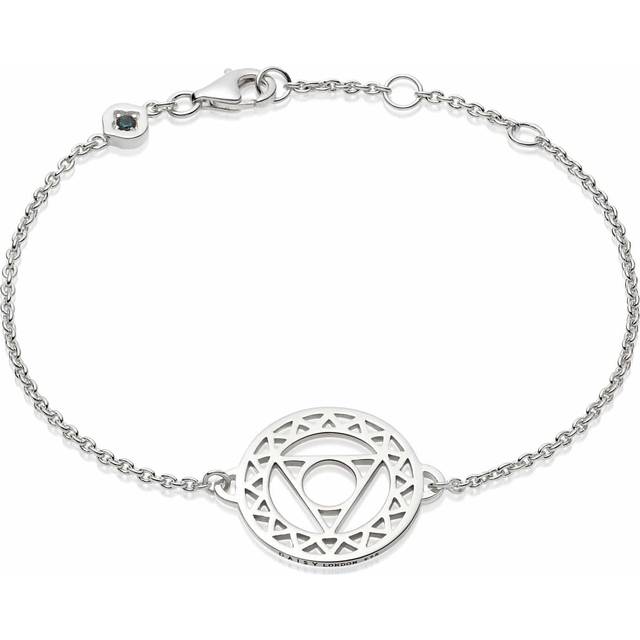 Throat Chakra Chain - Silver Bracelet CHKBR1012
