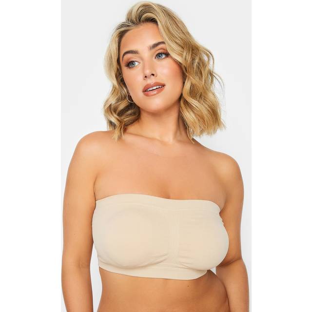 Yours Nude Seamless Padded Nonwired Bandeau Bra - 16