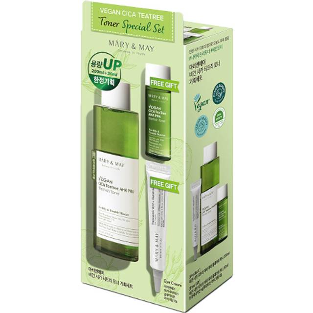 Mary&May - Vegan Cica Tea Tree Toner Special Set 3 pcs