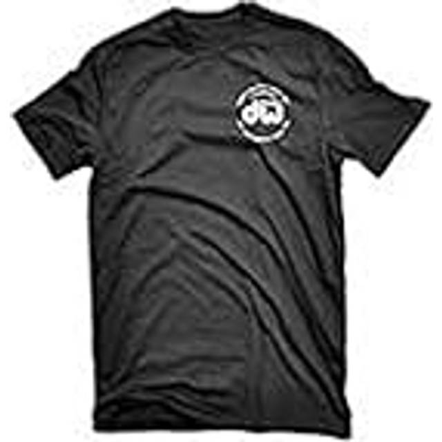 Drum Workshop  Inc. mens Short Sleeve drum set racks  Black  Large US