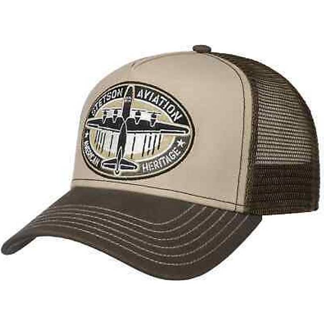 Aviation Trucker Cap by Stetson - beige - One Size