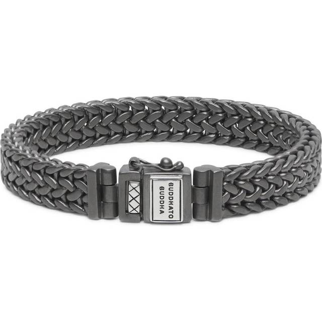 Buddha To Buddha Julius Black Rhodium Bracelet 192BRS F (21CM) - Grey