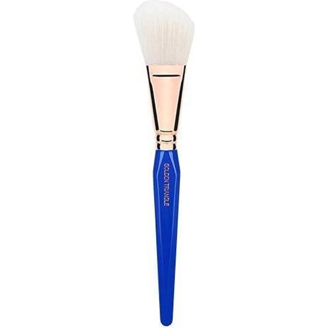 Bdellium Tools Professional Makeup Brush - Golden Triangle 962 Slanted Blusher - With All Vegan and Soft Synthetic Fibers  For Contouring and Highligh