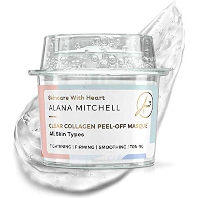 Alana Mitchell Anti Aging Collagen Facial Mask  Peel Off Face Mask Reduces Wrinkles & Fine Lines  Hydrating Face Masks  Tightening & Firming Skin Care