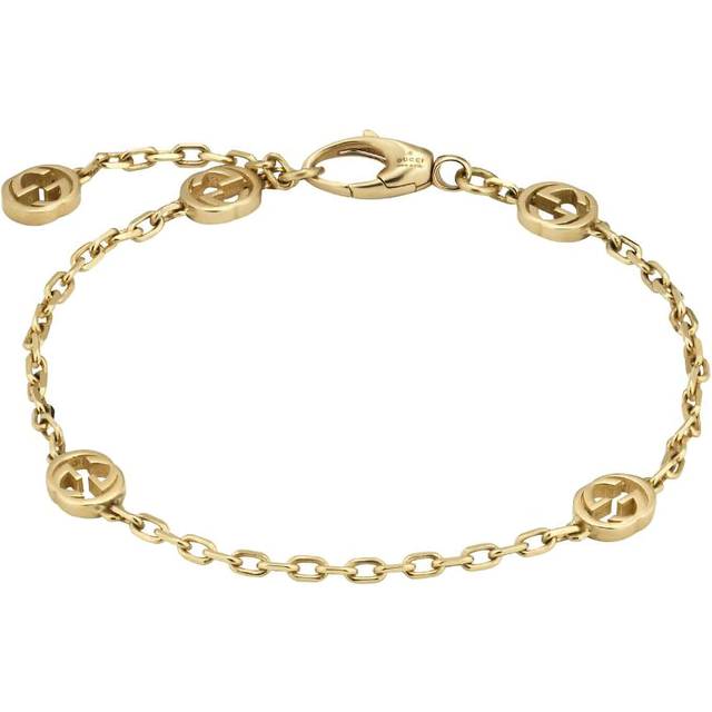 Gucci Interlocking 18ct Yellow Gold Bracelet