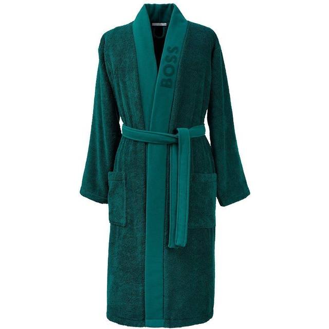 BOSS HOME Plain Bath Robe |Grön |S