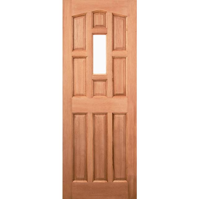 LPD York 1L Unglazed M&T External Door 1981 x 838mm Unfinished Hardwood