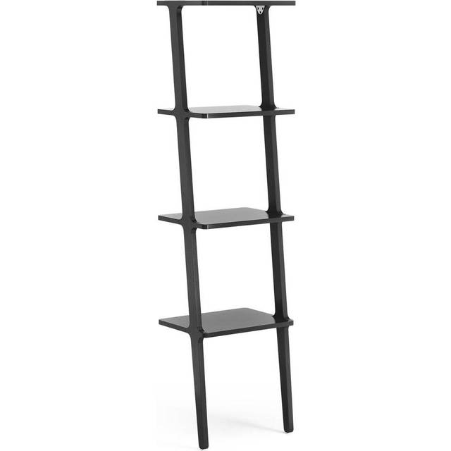 Swedese Libri shelf 4 shelf Ash black glazed