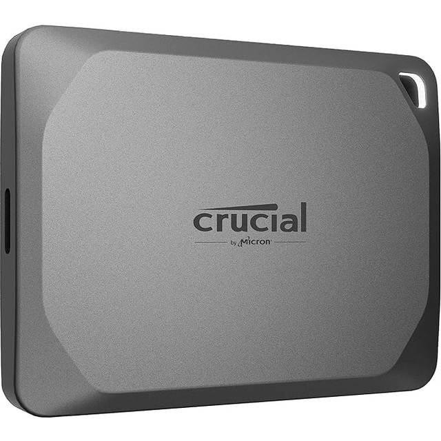 Crucial X9 Pro 4TB Portable SSD - Up to 1050MB/s Read and Write - Water and dust Resistant  PC and Mac  with Mylio Photos+ Offer - USB 3.2 External So