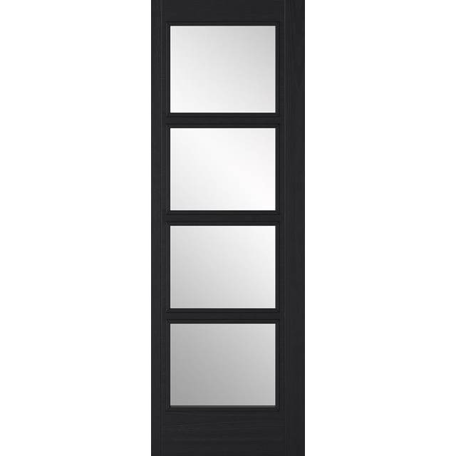 LPD Charcoal Black Vancouver 4l Internal Door (Size: 1981 x 838mm, Thickness: 35mm, Fire Door: No)