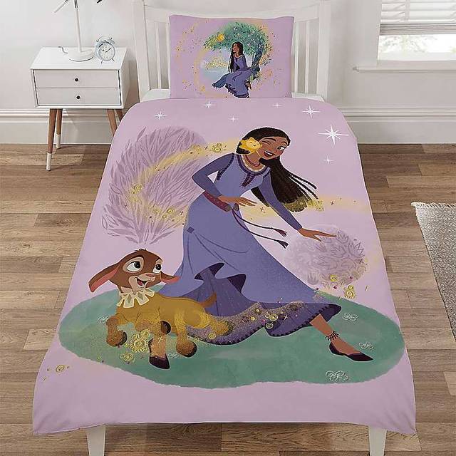 Disney Wish Fairytale Single Duvet Set - Multi - Print