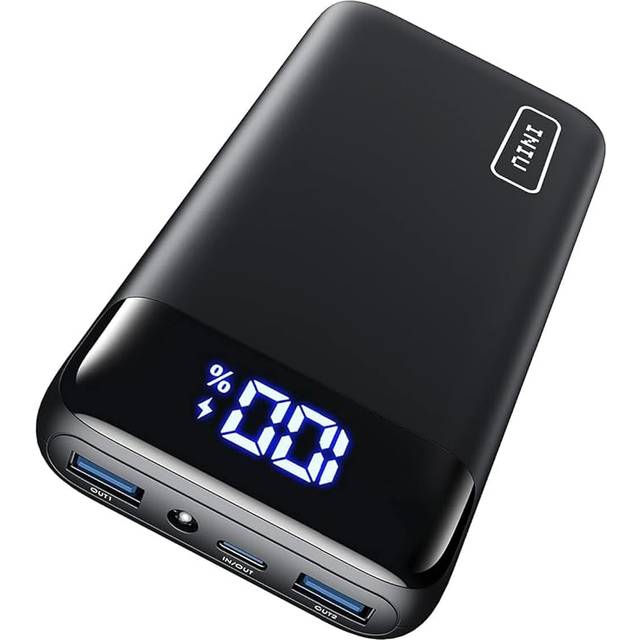 INIU Power Bank, 20W PD3.0 QC4.0 Fast Charging LED Display 20000mAh Portable Charger, 3A Outputs Flashlight Phone Battery Pack Compatible with iPhone
