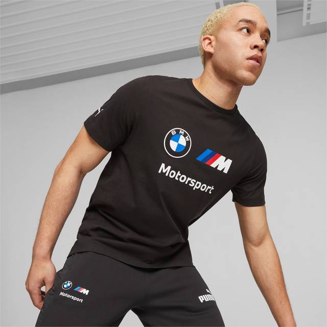 Puma BMW M Motorsport Mens ESS Logo T-Shirt Size: Medium, Colour: Black