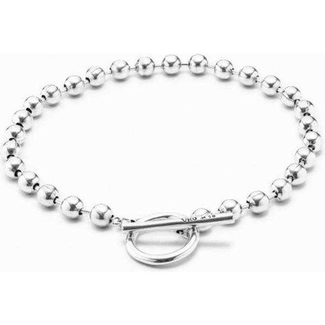 On / Off Silver Metal Necklace