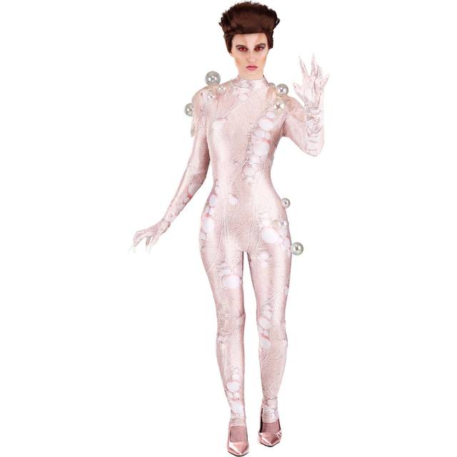 Ghostbusters Gozer Women's Costume | Ghostbuster Costumes - Pink&#47;Beige (XS)