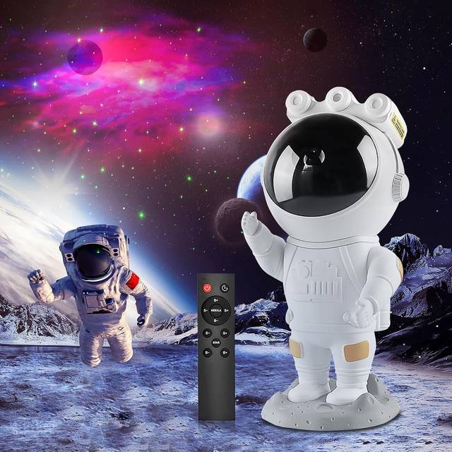Astronaut Galaxy Star Projector Starry Night Light, Astronaut Light Projector with Nebula,Timer and Remote Control, Bedroom and Ceiling Projector,