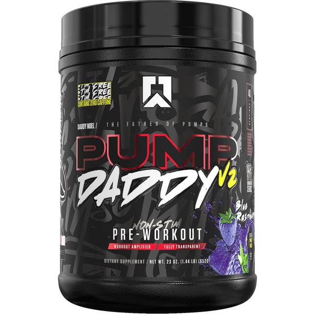 RYSE  Pump Daddy V2  Non-Stim Pre-Workout  Blue Raspberry  1.44 lb (652 g)