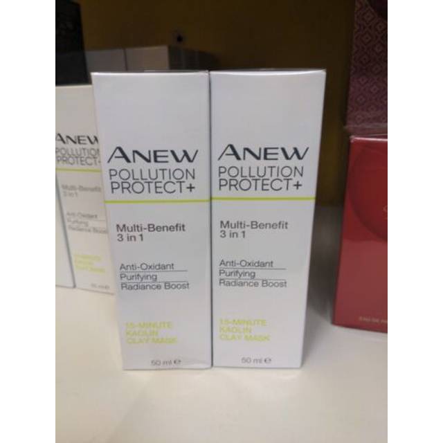 Avon anew pollution portect multi boost 3 in 1 - clay mask
