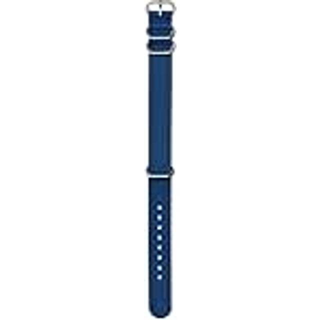 Rubber watchband Nixon FKM Nato - Bleu