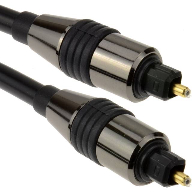 kenable Black TOS Link TOSLink Optical Digital Audio Cable 6mm Lead  3m