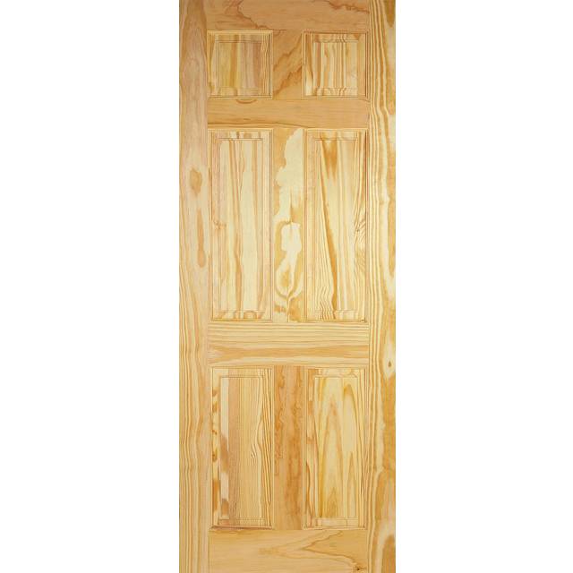 LPD 6P Internal Door 1981 x 838mm Unfinished Pine