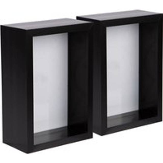 Nicola Spring - 3D Deep Box Photo Frames - Black (16.5cm H x 11.5cm W x 6cm D)