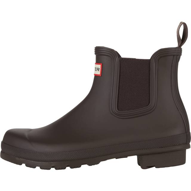 Hunter Womens Original Chelsea Boots - Brown Rubber - Size UK 4