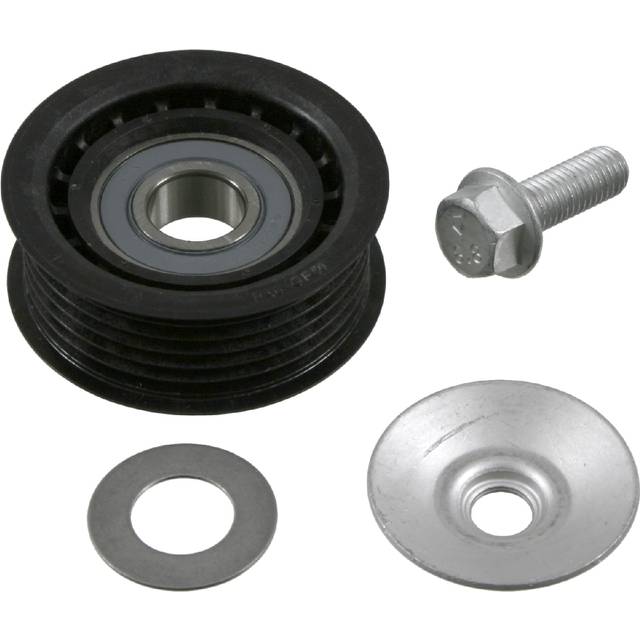 Deflection/Guide Pulley, v-ribbed belt 22383 FEBI 22383