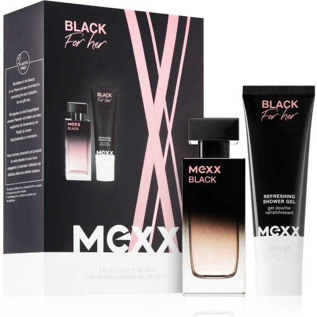 Mexx black woman gift set 2023 for shower gel