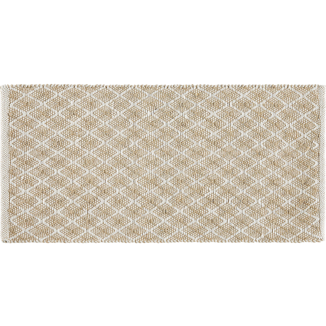 Jute Runner Rug 50 x 80 cm Beige AKBEZ