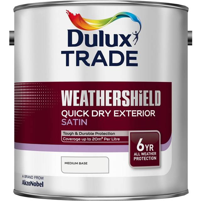Dulux Trade Weathershield - Exterior Quick Drying Satin (Tinted) 2.5L