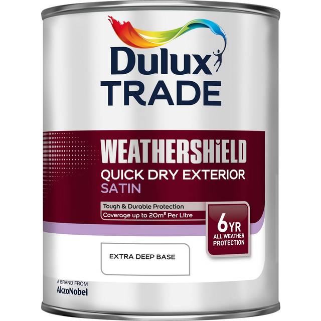 Dulux Trade Weathershield - Exterior Quick Drying Satin (Tinted) 1L